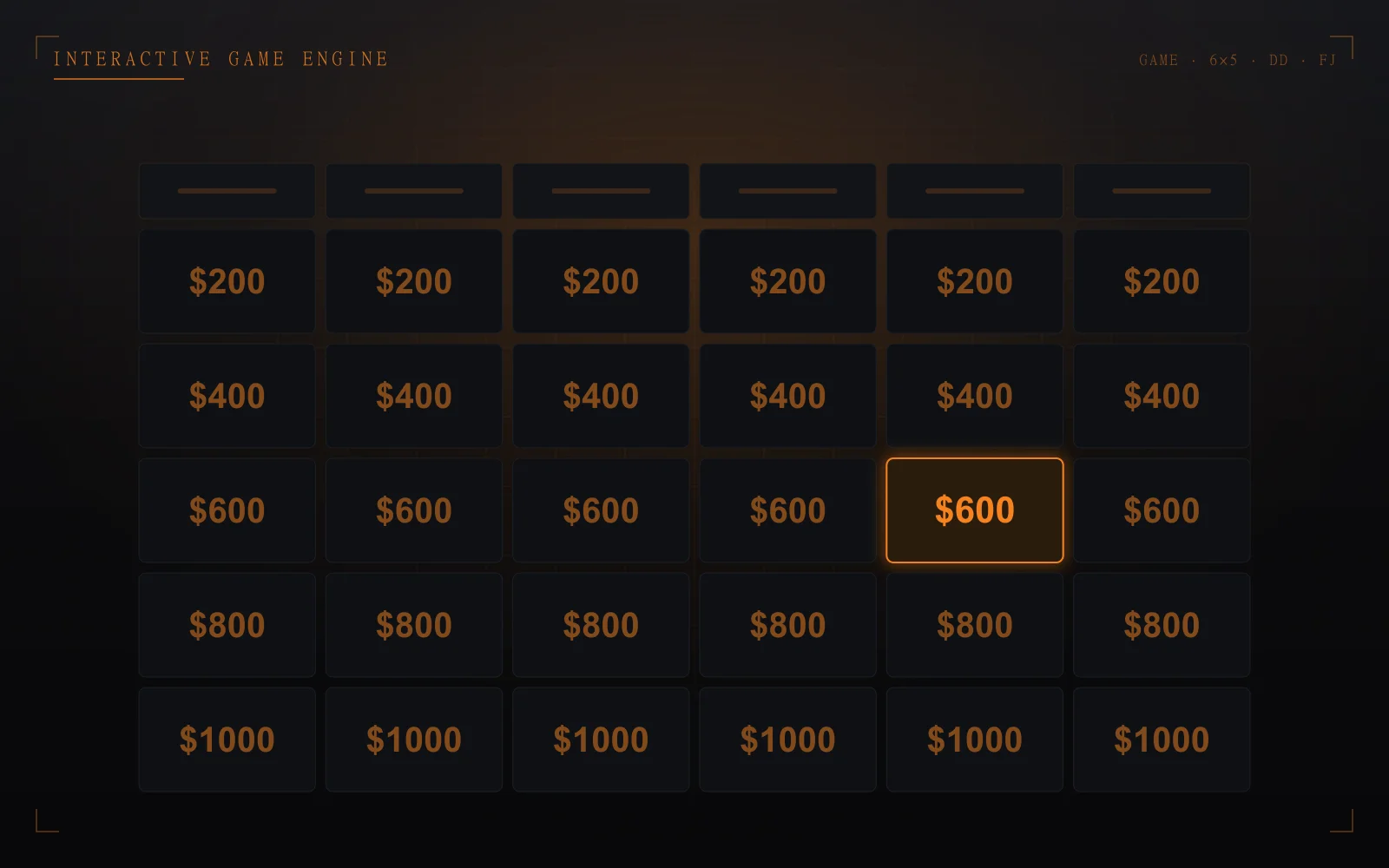 Perfusion Jeopardy screenshot